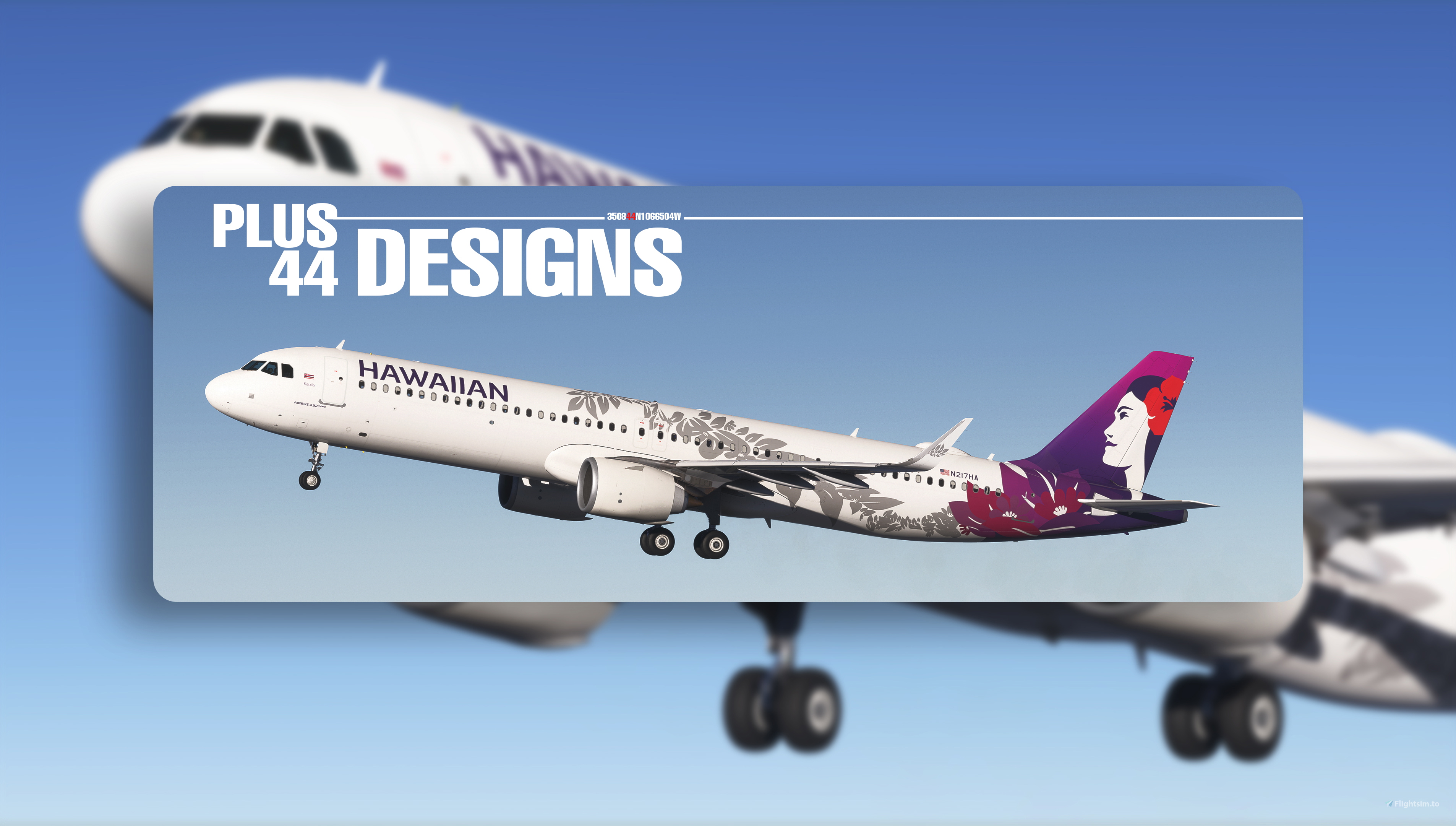 Hawaiian (N217HA) iniBuilds A321LR - 8K for Microsoft Flight