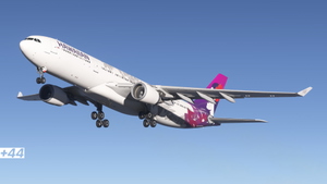 Hawaiian (N393HA) iniBuilds A330-300 - 8K thumbnail 6