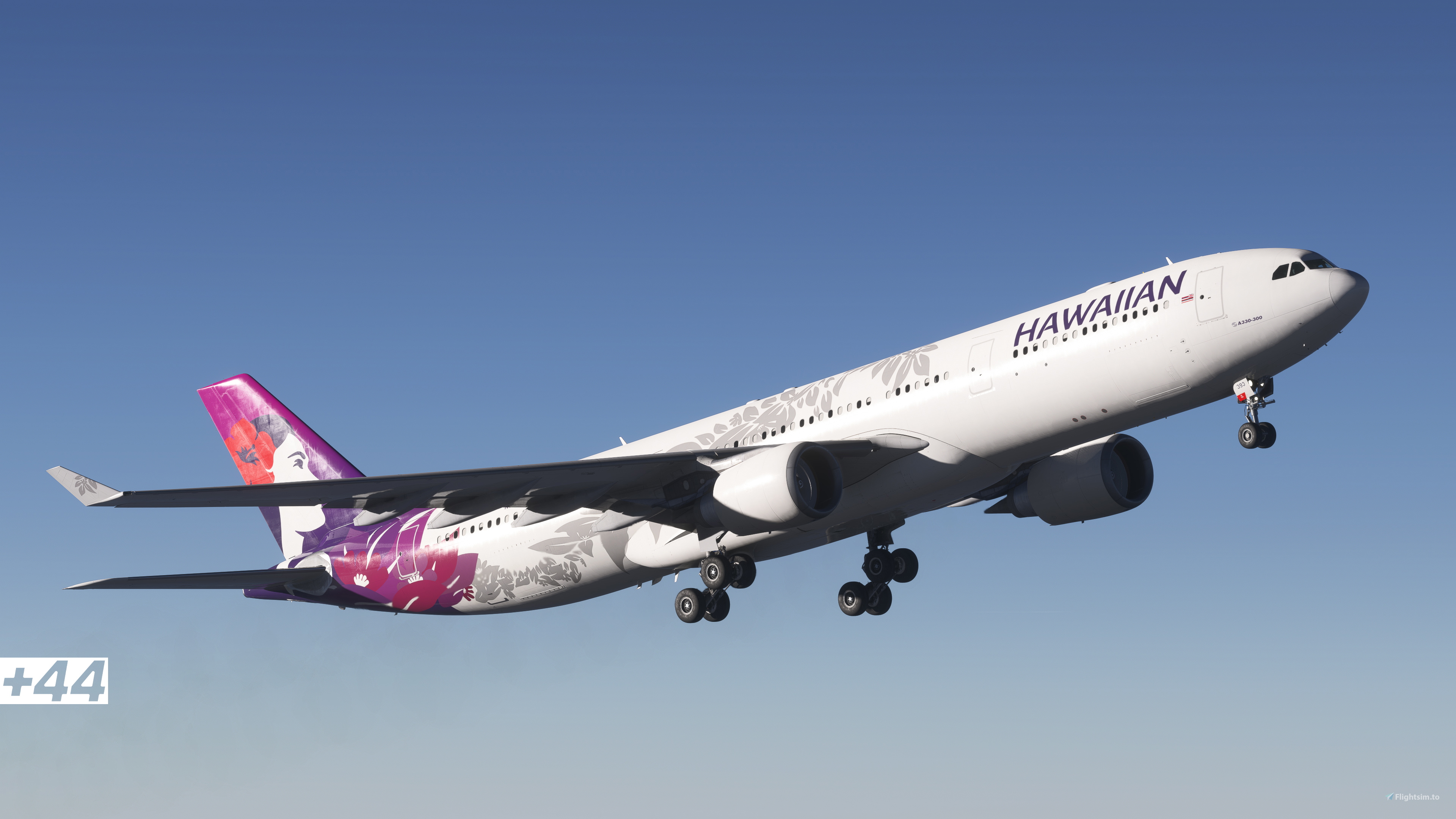Hawaiian (N393HA) iniBuilds A330-300 - 8K para Microsoft Flight