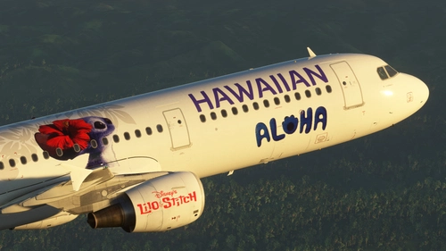 Hawaiian Stitch Livery N378HA  (FICTIONAL)