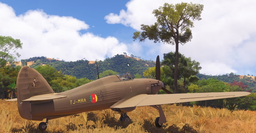 Hawker Hurricane Mk1 (aeroplane heaven) brown TJ-MRA