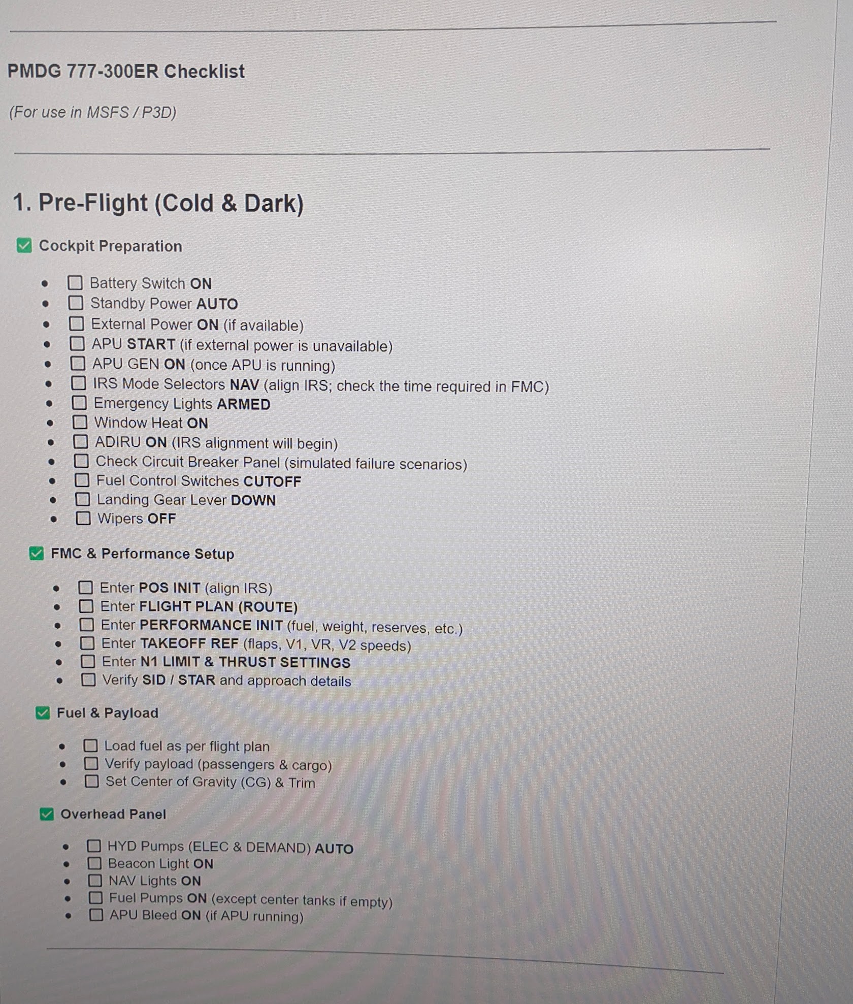 Headwin a330-900neo Checklist - Aircraft Liveries for MSFS