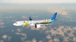 Headwind Simulations Airbus A330-900neo Garuda Indonesia "Pikachu Jet GA-2" PK-GPY thumbnail 2
