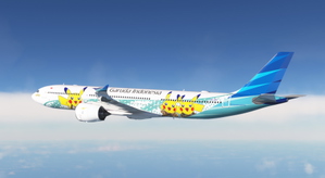 Headwind Simulations Airbus A330-900neo Garuda Indonesia "Pikachu Jet GA-2" PK-GPY thumbnail 4