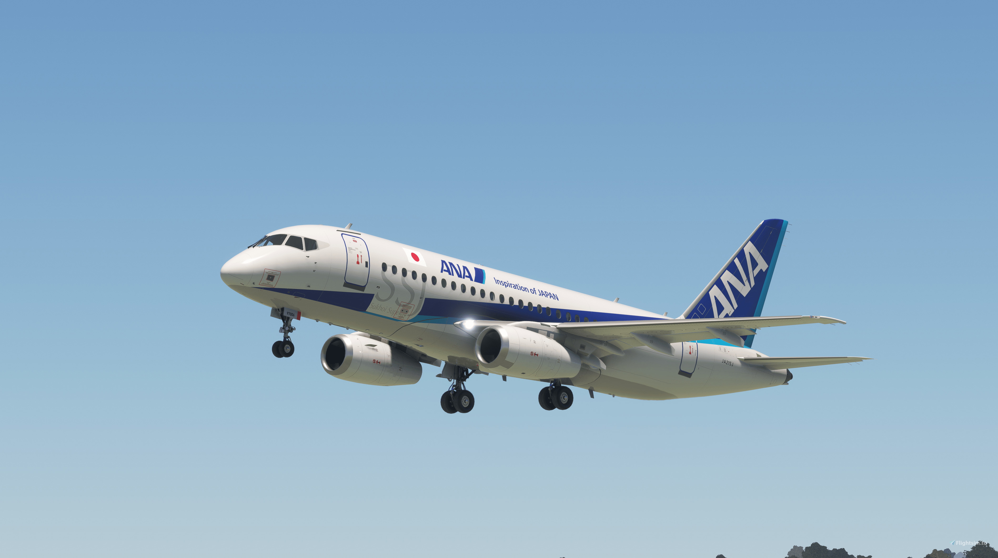 飛翔 東京湾上空の飛行機 47 (JAL 特別塗装機：大谷選手「DREAM SHO JET