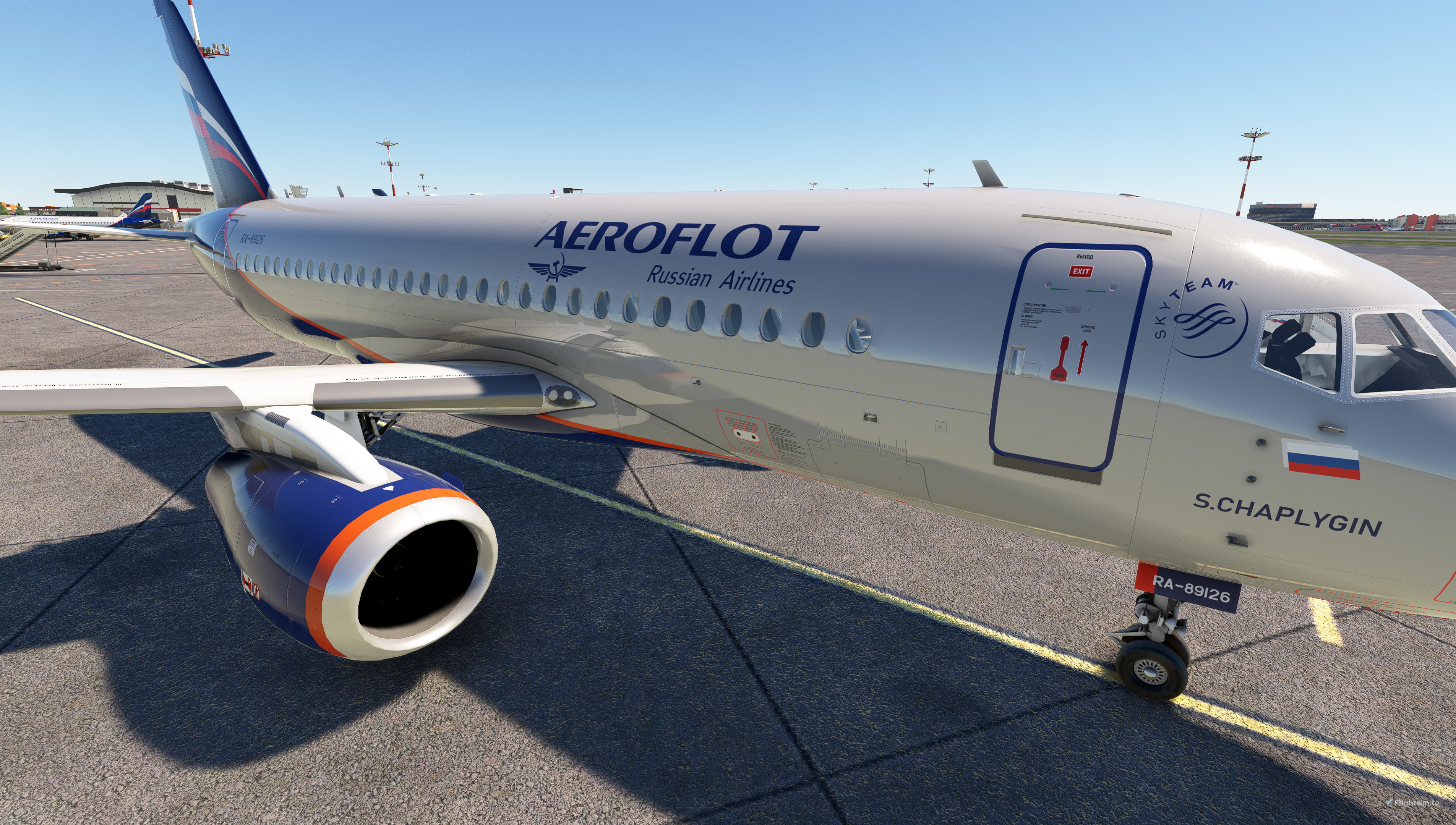 1/100 アエロフロート SSJ100-95B Russian Sukhoi SSJ-100-95B Superjet 100 (RRJ-95B). Aeroflot