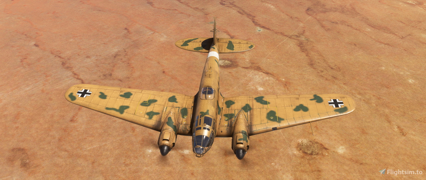 Heinkel He-111 Luftwaffe VG+ES for Microsoft Flight Simulator | MSFS