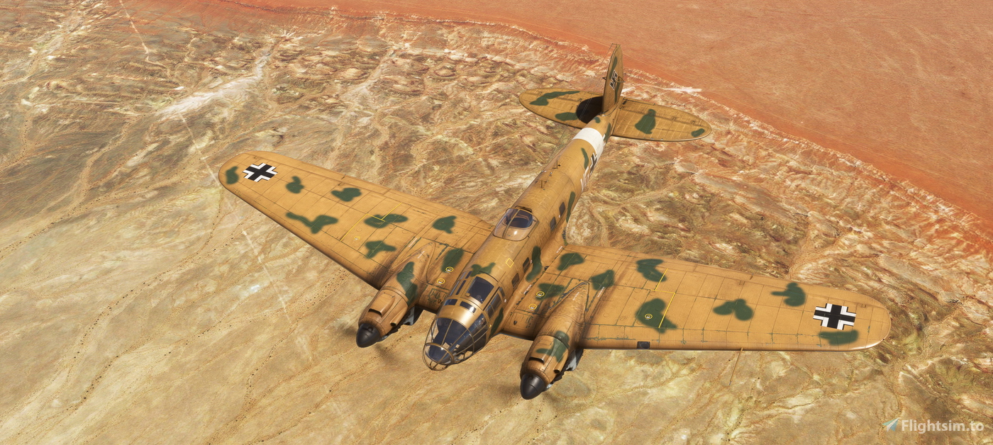 Heinkel He-111 Luftwaffe VG+ES for Microsoft Flight Simulator | MSFS