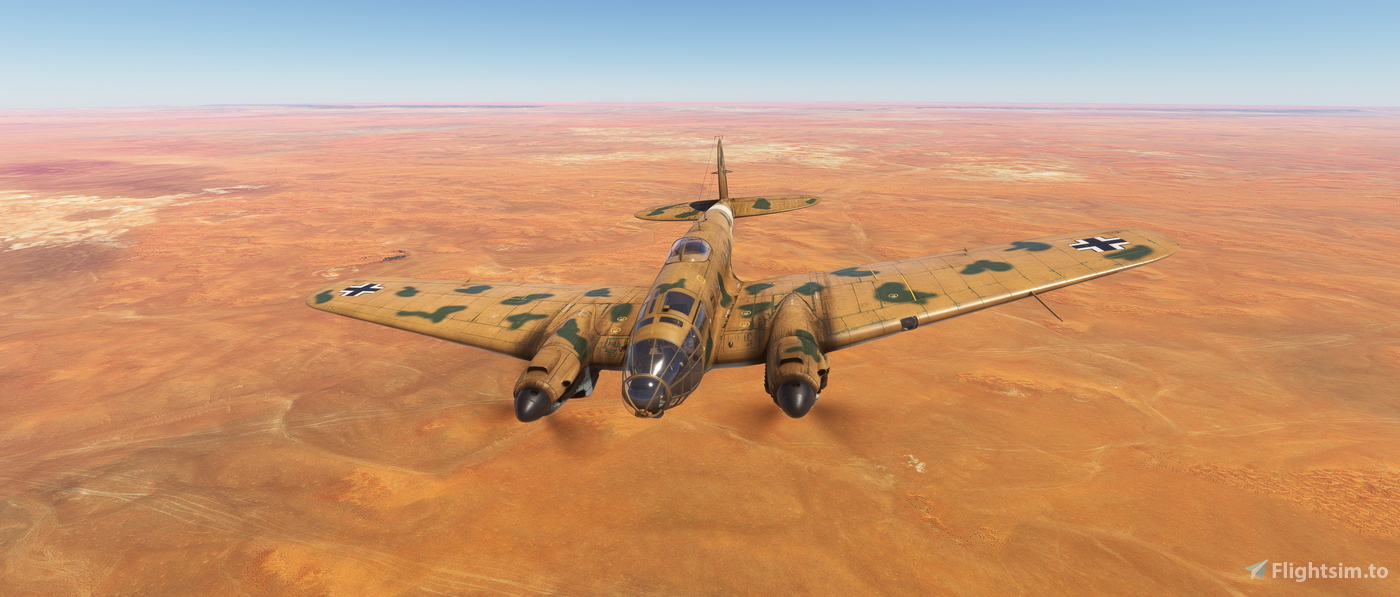 Heinkel He-111 Luftwaffe VG+ES for Microsoft Flight Simulator | MSFS
