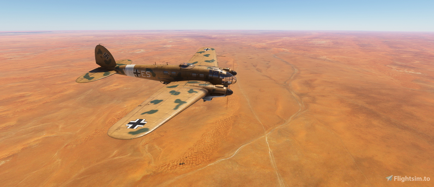 Heinkel He-111 Luftwaffe VG+ES for Microsoft Flight Simulator | MSFS