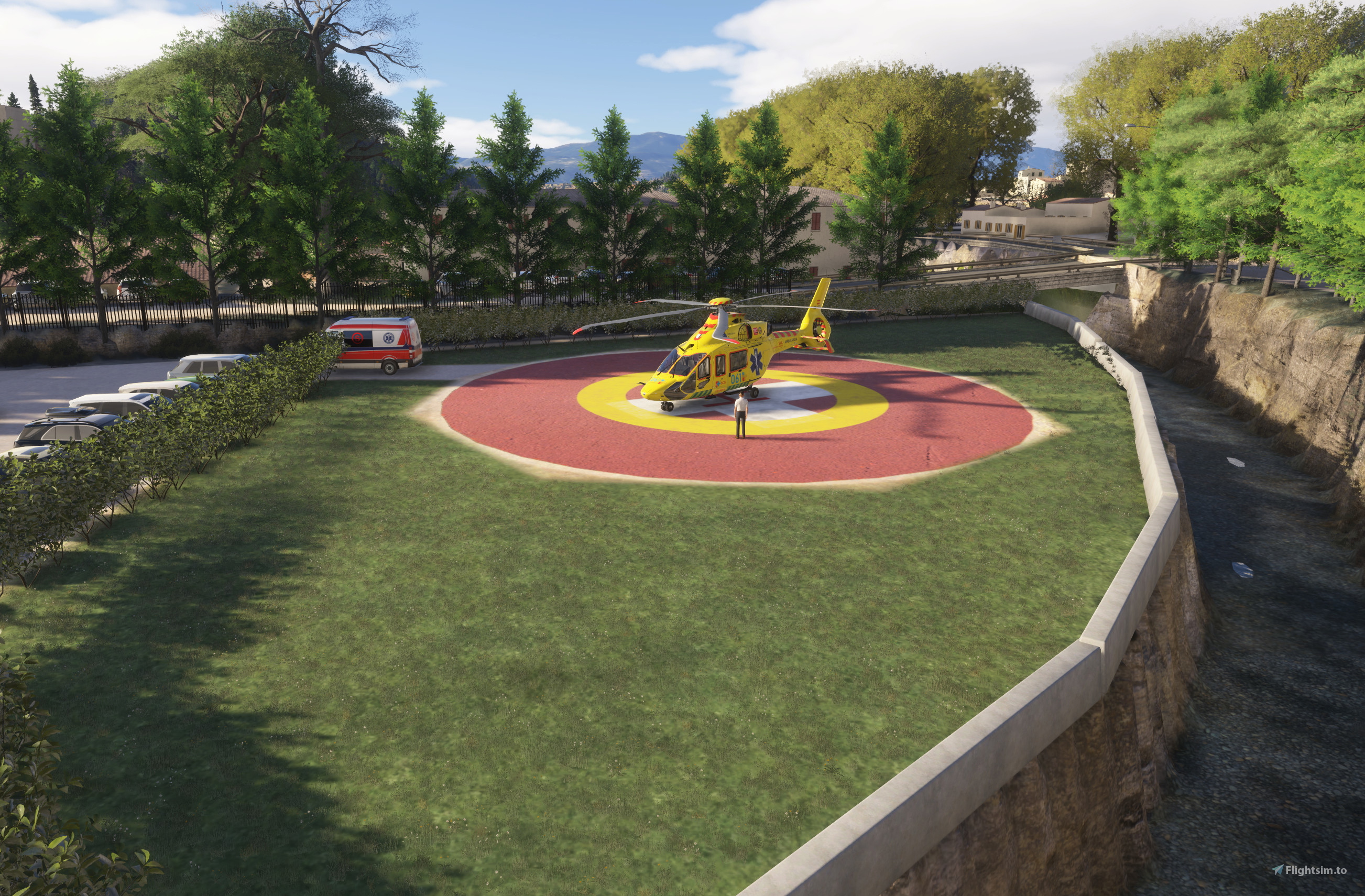 Helipad hospital Cittiglio