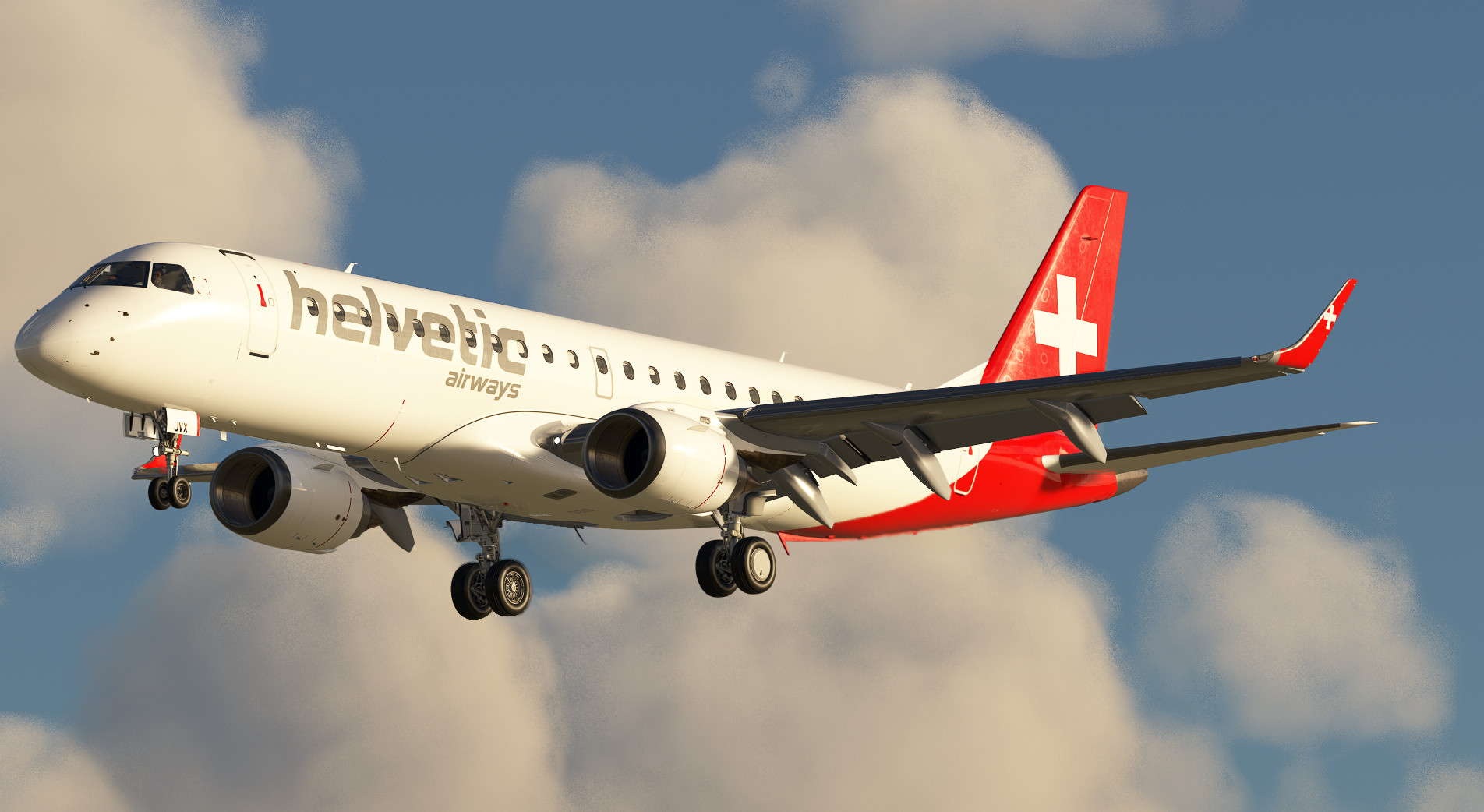 Helvetic Airways Flightsim Studio E190 | 8k & 4k | Fleetpack | Cabin - Image 1