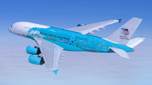 Hi Fly [9H-MIP] A380 "Save the Coral Reefs" (Update for NATIVE 2024 version) thumbnail 1