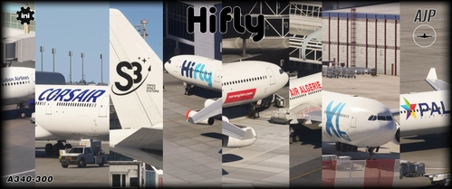 Hifly - Wetlease Fleetpack - Inibuilds A340-300
