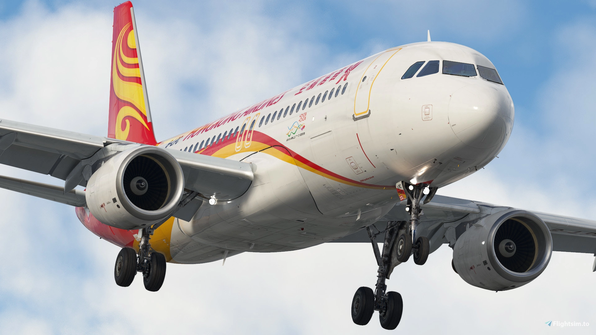 Hong Kong Airlines (Pack) | w/Cabin | Fenix A320 - Image 1
