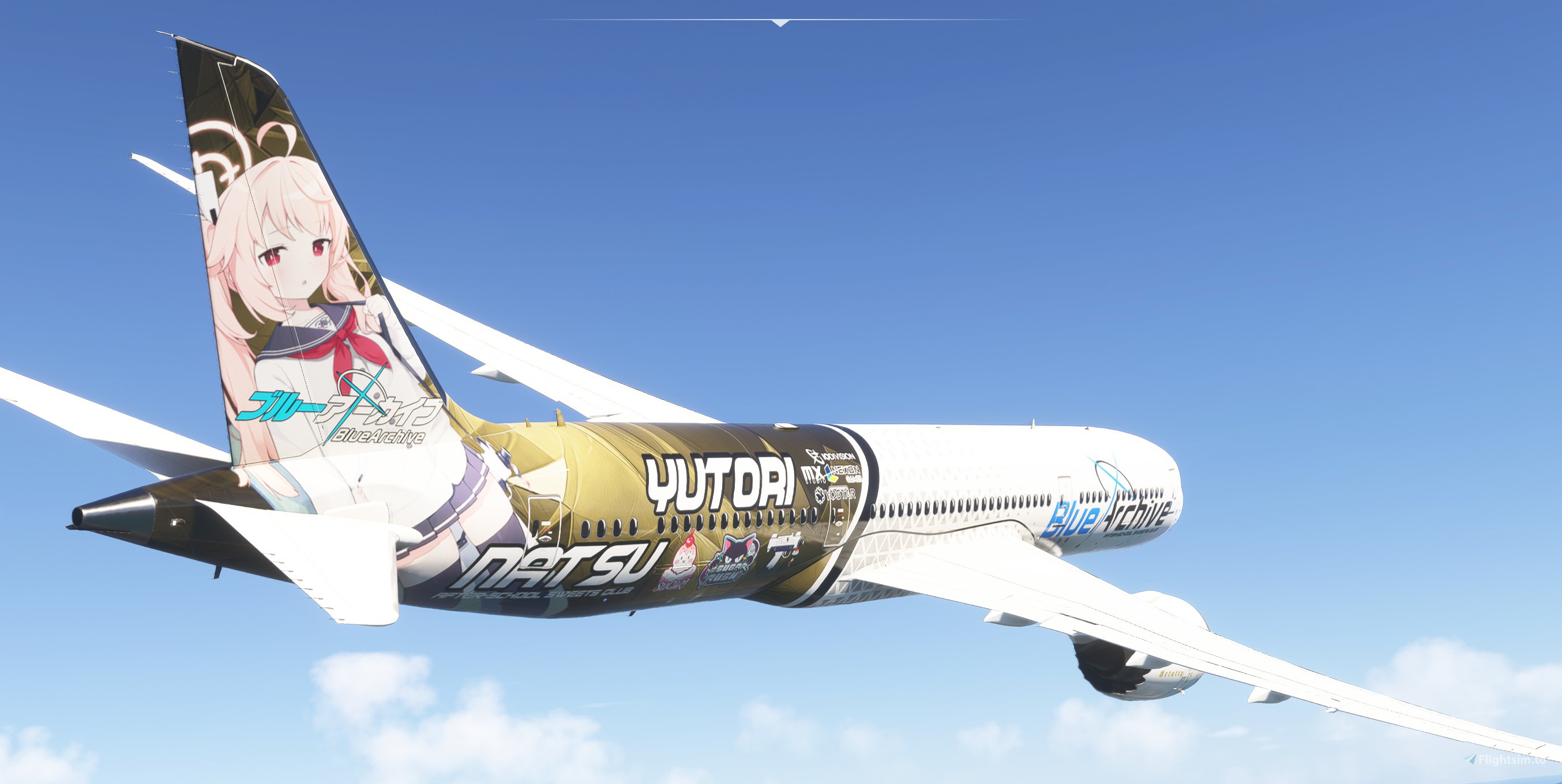 Horizonsim 787-9 │ BlueArchive │ Natsu for Microsoft Flight