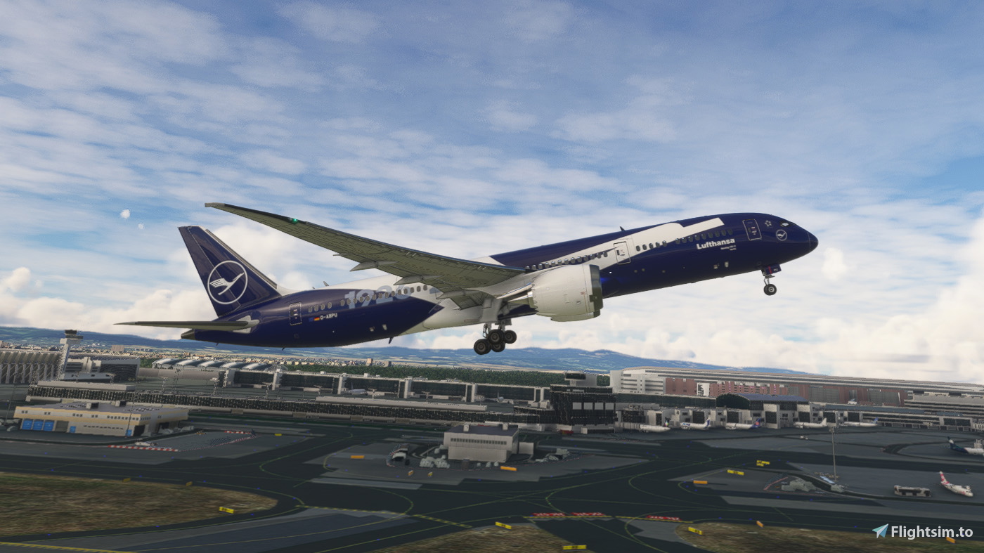 HorizonSim B787-9 │ Lufthansa D-ABPU│ 100th Anniversary livery