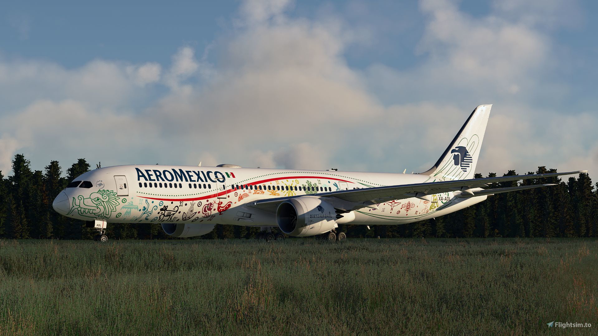 HorizonSim Boeing 787-9 AeroMexico XA-ADL for Microsoft Flight