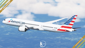 HorizonSim Boeing 787-9 American Airlines N821AN Livery 8K thumbnail 13