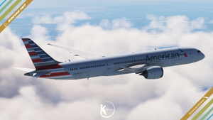 HorizonSim Boeing 787-9 American Airlines N821AN Livery 8K thumbnail 14
