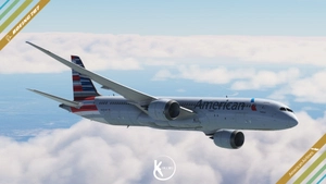 HorizonSim Boeing 787-9 American Airlines N821AN Livery 8K thumbnail 15