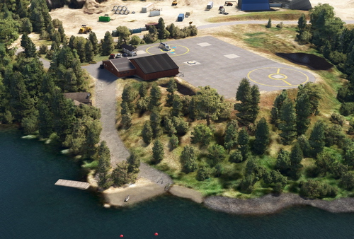 Hovden heliport/seaplane base + Ljosland helipad