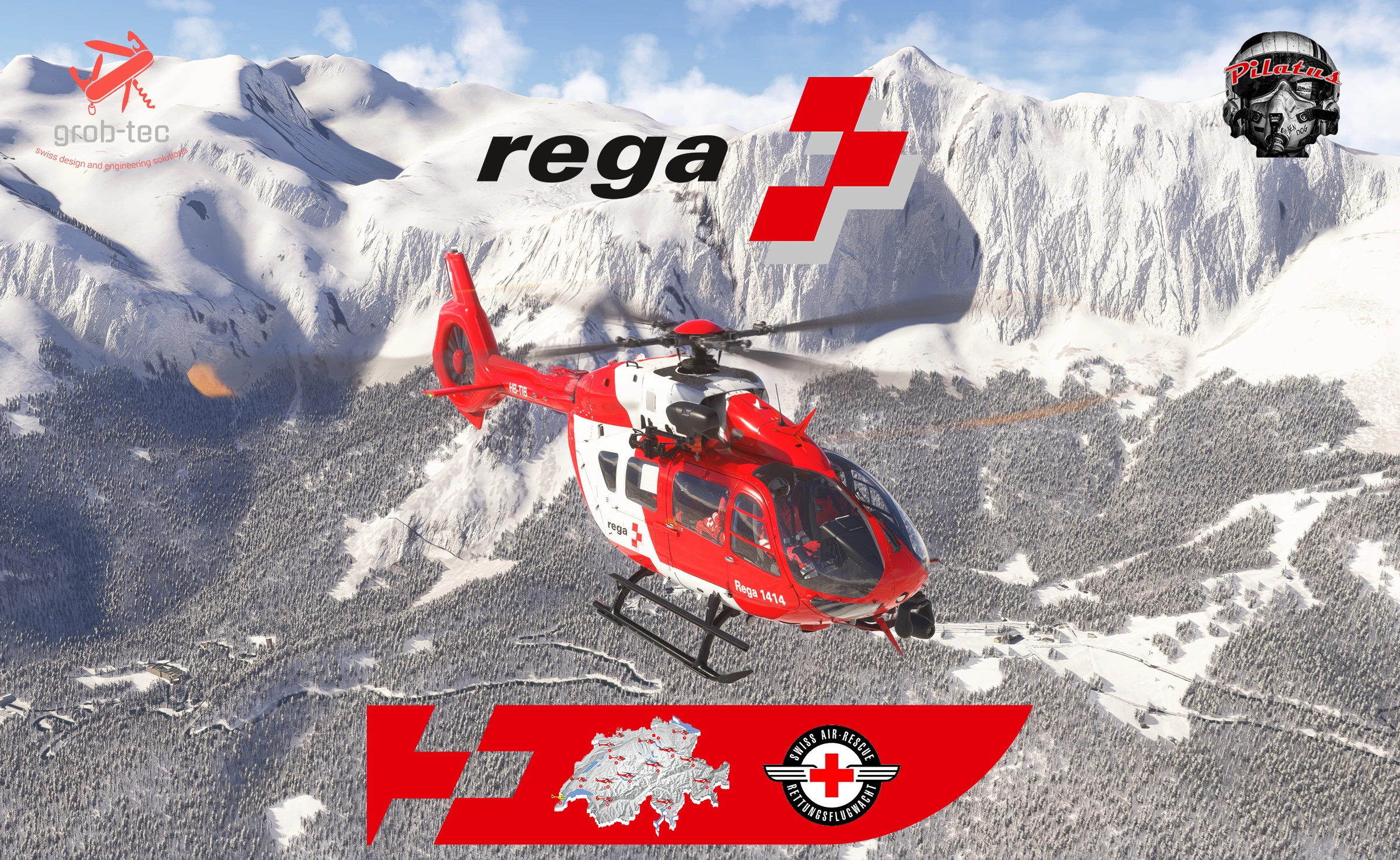 HPG H145 REGA NEW D3 DESIGN LiveryPack EMS - Image 1