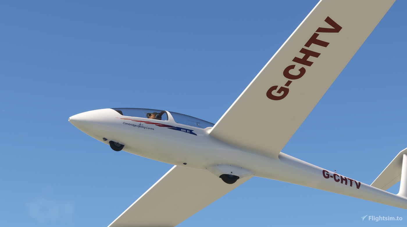 HTV Cambridge Gliding Club Livery f7 Simulations ASK 21 对于 Microsoft