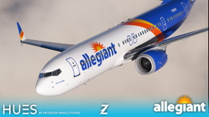 HUES | Allegiant Air N811NV | iFly 737 MAX8 thumbnail 1