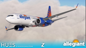 HUES | Allegiant Air N811NV | iFly 737 MAX8 thumbnail 2