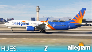 HUES | Allegiant Air N811NV | iFly 737 MAX8 thumbnail 3