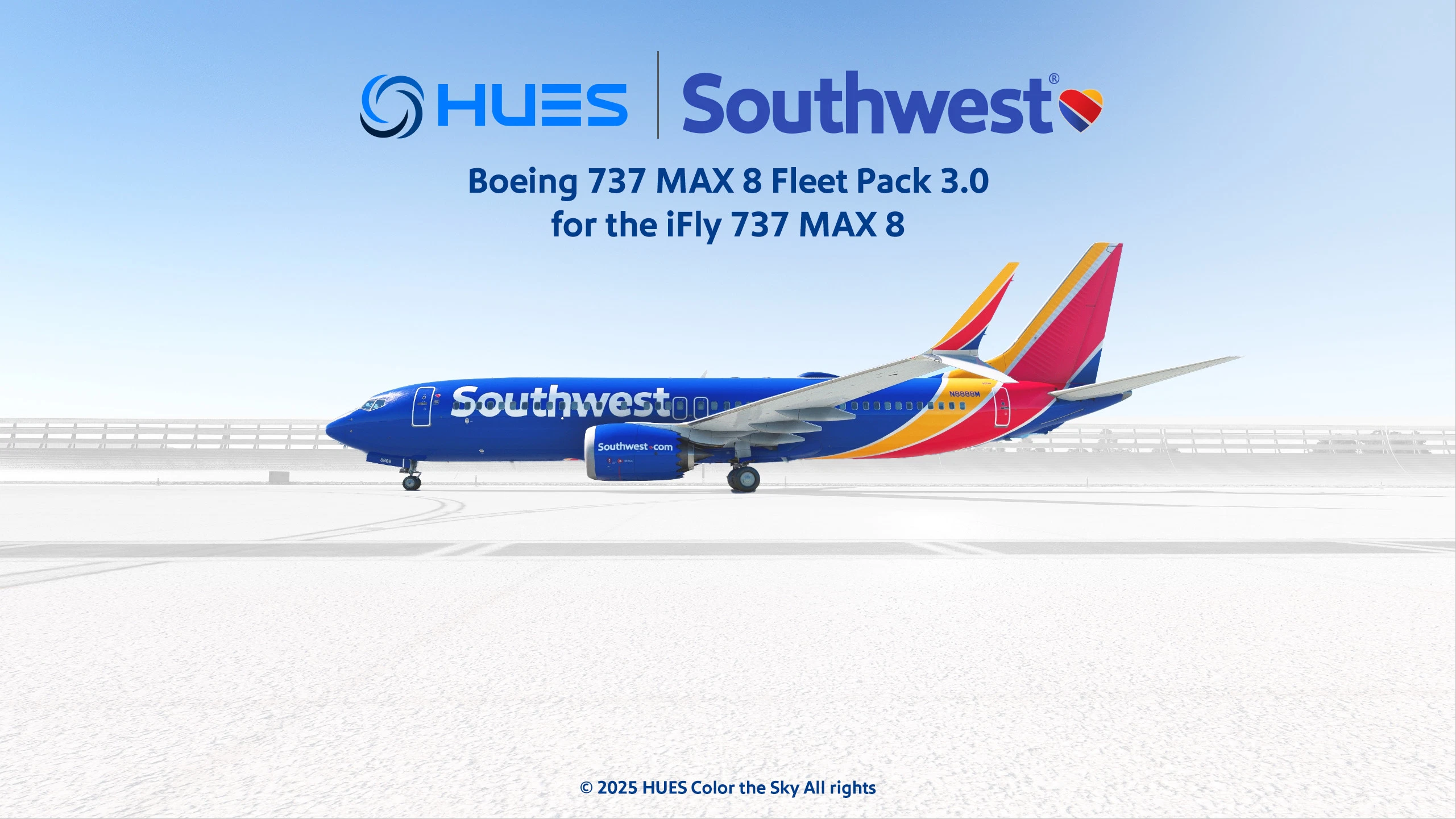 Southwest Fleet Pack | Full 3D Economy Cabin | Smart Decals | iFly 737 MAX8 - Image 1