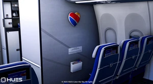 Southwest Fleet Pack | Full 3D Economy Cabin | Smart Decals | iFly 737 MAX8 thumbnail 8