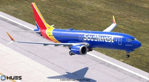 Southwest Fleet Pack | Full 3D Economy Cabin | Smart Decals | iFly 737 MAX8 thumbnail 9