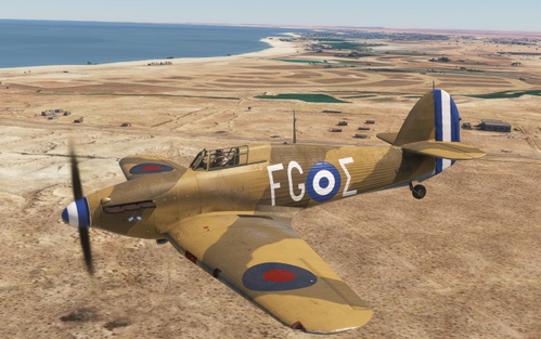 Hurricane Mk1 of 335 “Tigers” Sqn of the Hellenic (Greek) Air Force