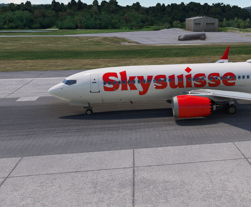I-Fly Boeing 737 MAX 8 Skysuisse 对于 Microsoft Flight Simulator | MSFS