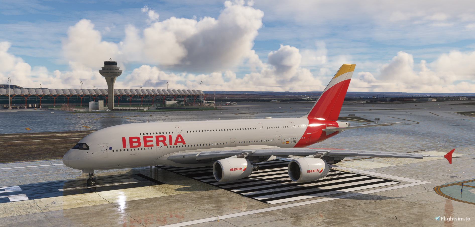 Iberia  EC-FEO  - FlyByWire A380X  (Fictional) - Image 1