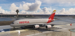 Iberia  EC-FEO  - FlyByWire A380X  (Fictional) thumbnail 1
