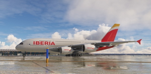 Iberia  EC-FEO  - FlyByWire A380X  (Fictional) thumbnail 2