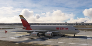 Iberia  EC-FEO  - FlyByWire A380X  (Fictional) thumbnail 4