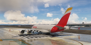 Iberia  EC-FEO  - FlyByWire A380X  (Fictional) thumbnail 3