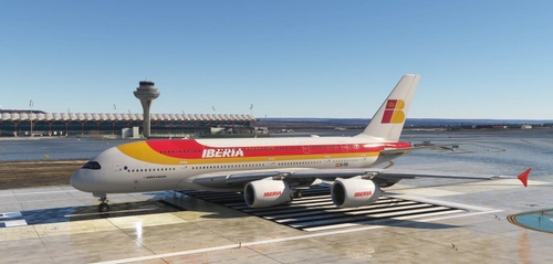 Iberia (Classic) EC-FEO - FlyByWire A380X  (Fictional)