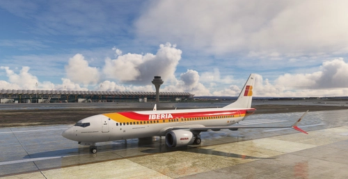 Iberia (Classic) EC-VSA W/ Cabin - iFly 737 Max 8 (Fictional)