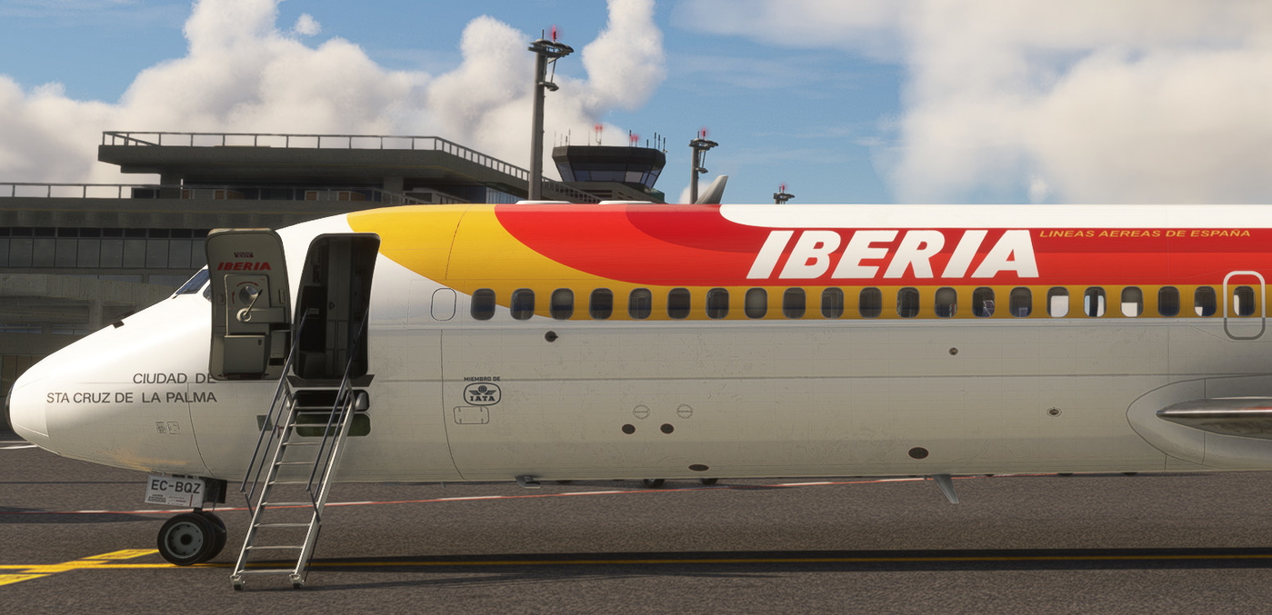 IBERIA EC-BQZ - SkySimulations DC9-30 w/cabin for Microsoft Flight ...