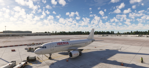 Iberia [EC-LEI] - Fenixsim A319 [4K]