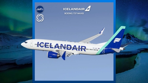 Icelandair  Pack | iFly 737 MAX8 | w/cabin