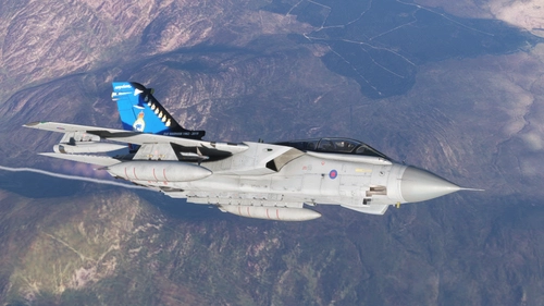 IFE Tornado GR4 RAF Gate Guardian ZA614