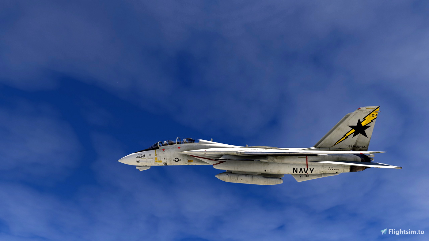 IFE/HB F-14A VF-33 204/210 for Microsoft Flight Simulator | Feed
