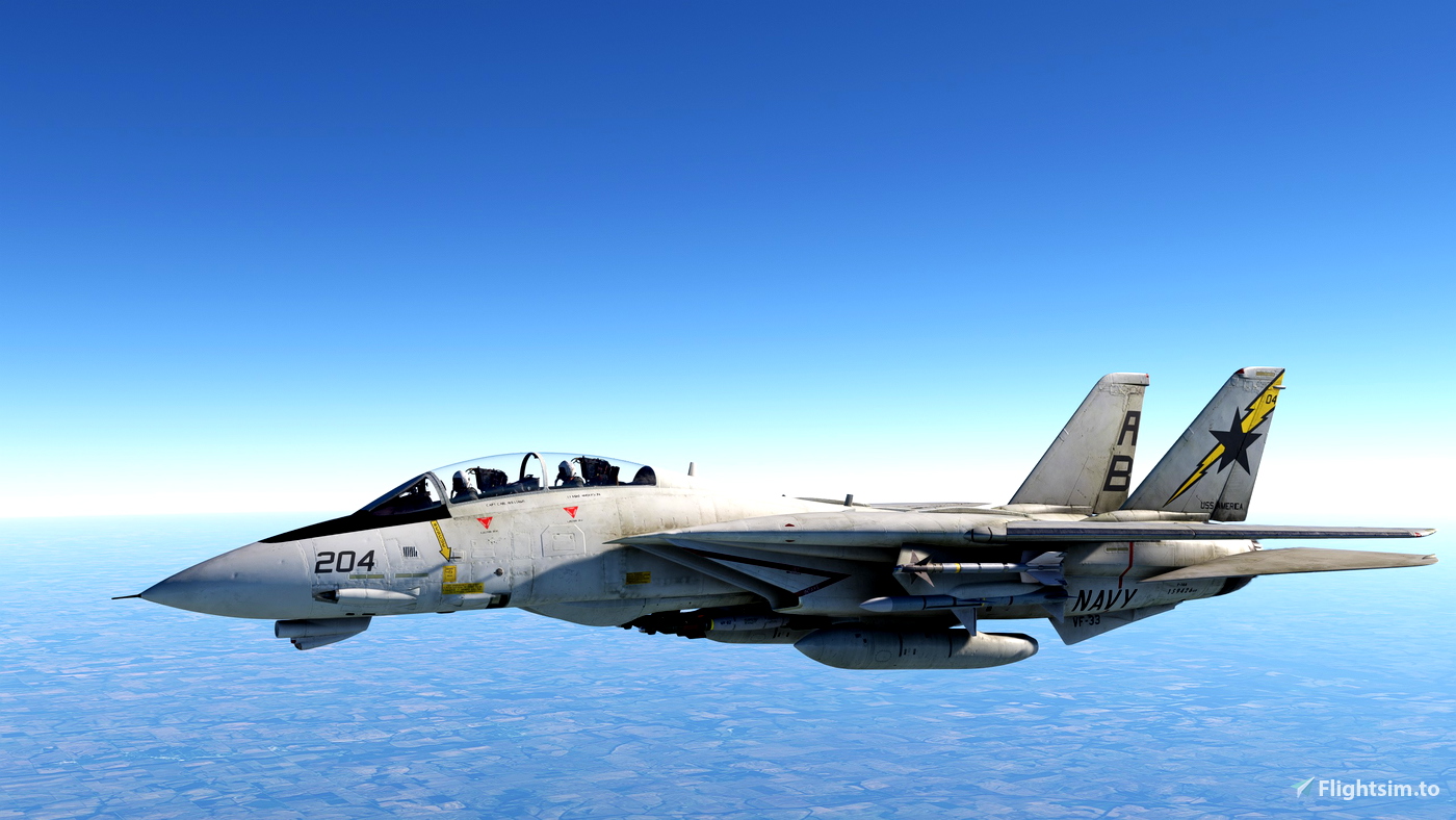 IFE/HB F-14A VF-33 204/210 for Microsoft Flight Simulator | Feed