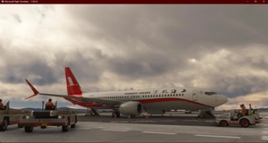 iFly 737 Max 上海航空 Shanghai Airlines B-1382  With Cabin 8K thumbnail 1